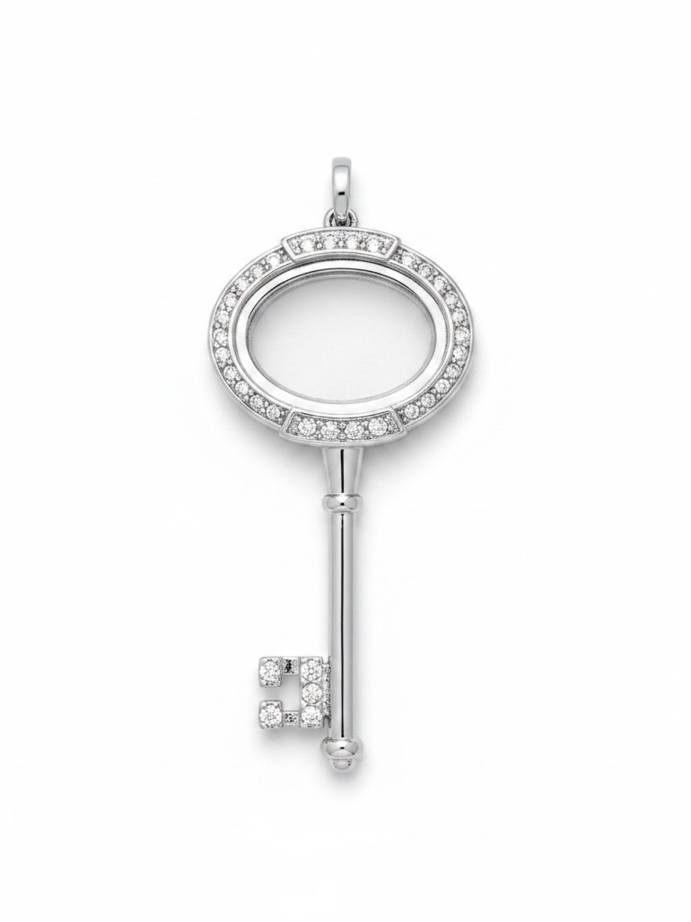 Origami Owl Convertible Modern Key Living Locket w/Crystals.